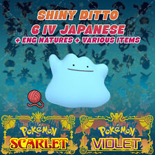 DITTO JAPANESE ✨ POKEMON SCARLET VIOLET ✨ 6 IV (ANY NATURE) + ITEMS/ENG MASUDA ✨