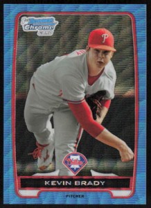 2012  Bowman Draft  Chrome Blue Wave Refractors #BDPP165 Kevin Brady