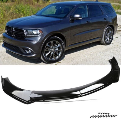 For Dodge Durango 2011-2023 Glossy Front Bumper Lip Splitter Diffuser Body Kit - Image 1 of 4