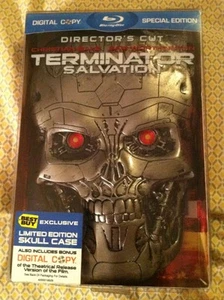 /// NEW ///TERMINATOR/ [ SALVATION  ]/// BLU-RAY /// DIRECTOR'S CUT/// [ skull ] - Picture 1 of 8