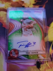 Tink Hence 2024 Bowman's Best /99 Green On-Card Auto Cardinals B24-TH - Picture 1 of 2