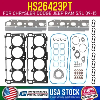 Juego de juntas de culata OEM para Dodge Charger 2011-2016 Ram 1500 2500 5,7 L 2009-2016 Foto 1 de 4