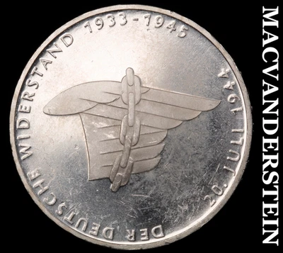 Germany: 1994 Ten Marks Silver - Scarce  High Grade  No Reserve  #F9712 - Image 1 of 2