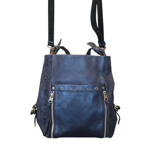 The Sak Ojai schwarz Leder Handtasche Bucket Schultertasche Handtasche 11,5" hoch - Bild 1 von 20