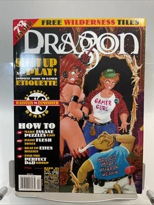 TSR Dragon Magazine #282 "Raistlin vs. Eliminster, Free Wilderness Tiles Fair - Picture 1 of 7