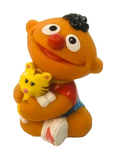 Vintage 1988 ERNIE SESAME STREET Squeeze Toy Tyco Preschool Toys The Jim Henson - Picture 1 of 5