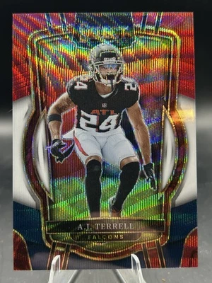 2022 Select  A.J. Terrell /149 Tri-Color Club Level Prizm Falcons - Image 1 of 2