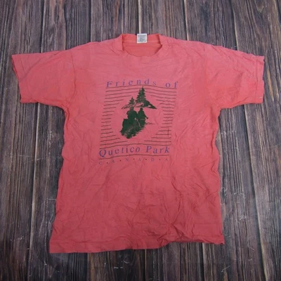 Vintage Friends Of Quetico Park Shirt Mens Large Coral Canada Single Stitch 90s - Image 1 of 4