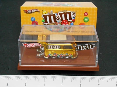 Hot Wheels 2014 RLC m&m's Kool Kombi, Spectraflames Gold con tampo de M&M Foto 1 de 2