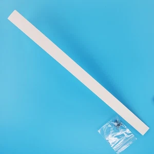 Refrigerador Whirlpool WPW10498429 manija de puerta blanca con tornillo de juego genuino OEM - Imagen 1 de 8