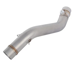 For Kawasaki Ninja ZX6R ZX636 2024 2025 Slip On Exhaust Tips Mid Link Pipe 51mm - Foto 1 di 6