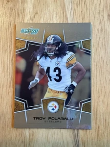 2008 Score Select.               Troy Polamalu               # 258 - Picture 1 of 2