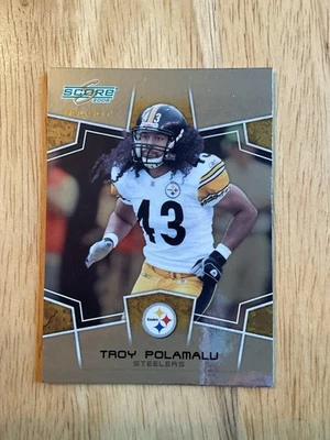 2008 Score Select.               Troy Polamalu               # 258 - Image 1 of 2