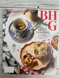 Better Homes & Gardens BHG October 2025 Magazine Cozy Lives Here Treat Yourself - Picture 1 of 2