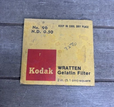 Kodak Wratten No. 96 0.50 Gelatin Filter  50x50mm 2x2" Square SEALED - Image 1 of 2