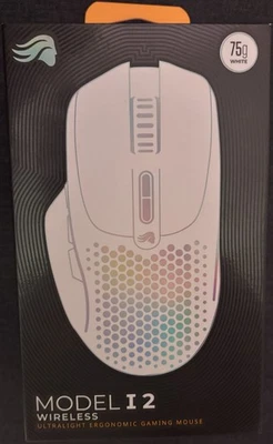 Glorious PC Gaming Race Model I 2 Wireless - blanc - Photo 1/4