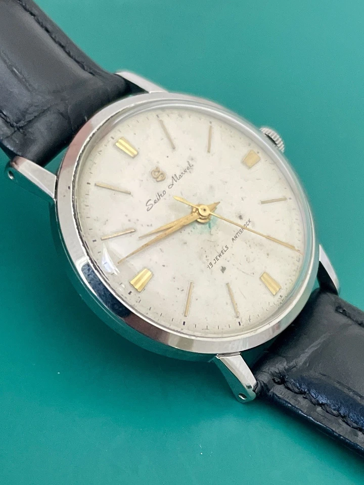 RELOJ MECÁNICO VINTAGE SEIKO MARVEL SEIKOSHA 19 JOYAS Foto 1 de 4