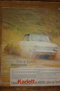 *ADVERTISING PUBBLICITA' CON OPEL KADETT DAPPERTUTTO! - 1964 - Picture 1 of 1