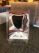 2023 UFC Chronicles Irene Aldana Crown Royale Patch Auto /99 Silhouettes