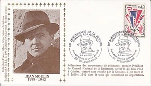 Enveloppe Philatélique 1981 Jean Moulin 4 - Picture 1 of 2