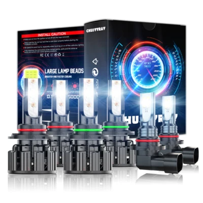 Faro LED alto-bajo+luz antiniebla para Cadillac SRX 2004 2005 2006 2007 2008 2009 Foto 1 de 4