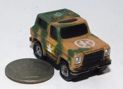 Small Micro Machine US Army Military Chevy Blazer in Desert Camouflage marked 02 - Image 1 of 4