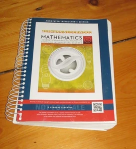 MATHEMATICS: JOURNEY FROM BASIC MATHEMATICS Aufmann Lockwood Instructors Edition - Picture 1 of 1