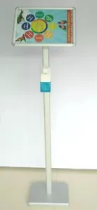 A3 Height-Adjustable Pedestal Poster Stand Portable Floor Sign Display Holder - Picture 1 of 1