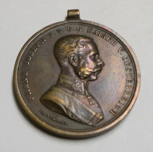MEDAGLIA AL CORAGGIO FRANCESCO GIUSEPPE I DER TAPFERKEIT BRAVERY MEDAL (D21) - Foto 1 di 2