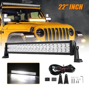 22inch Led Work Light Bar Spot Flood Combo Offroad 4WD For Dodge Truck SUV 24" - Picture 1 of 12