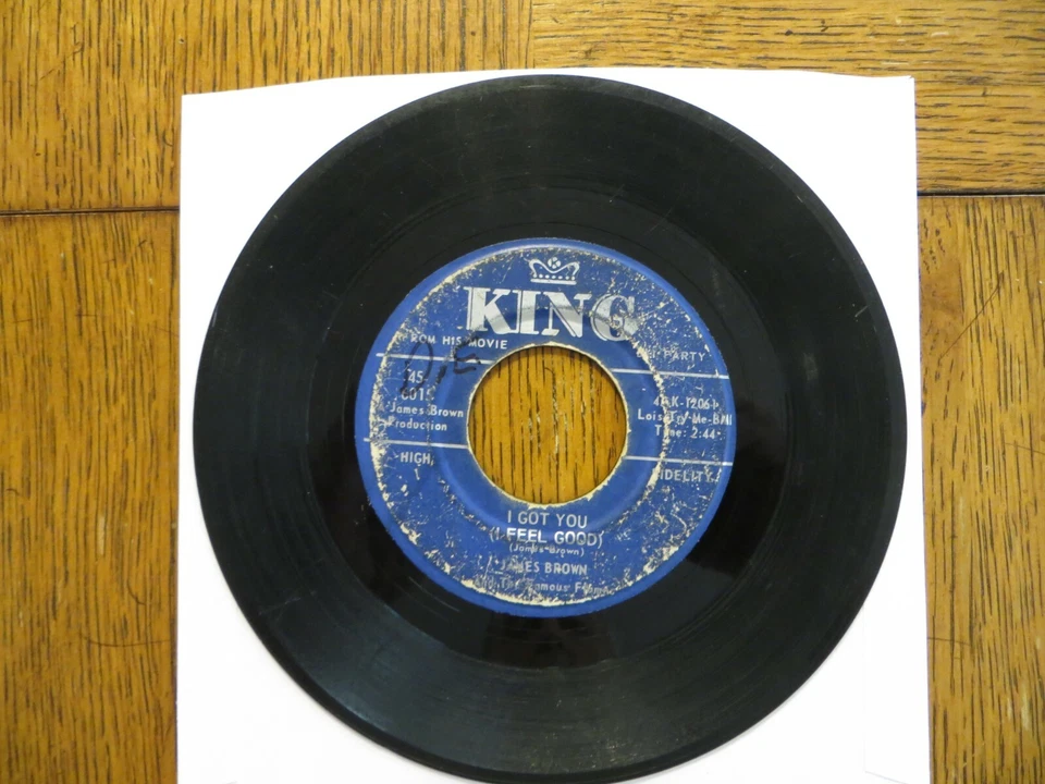 James Brown – I Got You (I Feel Good) - 1965 - King 45-6015 7" Single G/Generic - Image 1 of 2