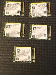 5 Mixed SK Hynix 512GB PCIE NVMe SSD's PVC10 - BC901 - Photo 1/9