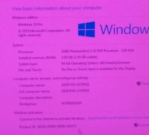 Win10 pro HP Compaq 6005 Elite AMD Athlon Processor 2.8GHz 8GBRam 80GB HD wifi - Picture 1 of 3