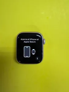 Apple Watch Series 9 - Starlight - GPS - 41mm - Aluminum & Ceramic Case - Good - Picture 1 of 2