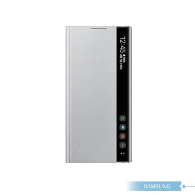 Funda Original Samsung Oficial Galaxy Note10 Vista Transparente Abatible (EF-ZN970) Foto 1 de 2