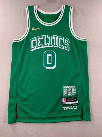 Jayson Tatum Boston Celtics Nike City Edition Swingman Jersey 75th NBA Men Large Cover