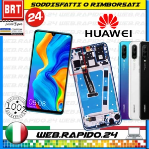 DISPLAY LCD+TOUCH SCREEN+FRAME PER HUAWEI P30 LITE MAR-LX1M MAR-LX1A LX2J 48MP - Foto 1 di 4