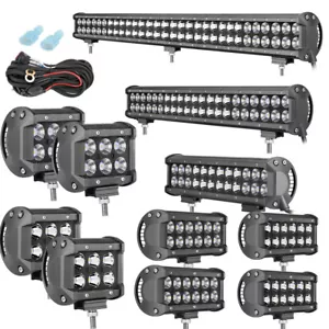 4" 7" 12" 20" 28"Inch LED Work Light Bar Pods Spot Flood Driving Offroad ATV 12V - Bild 1 von 63
