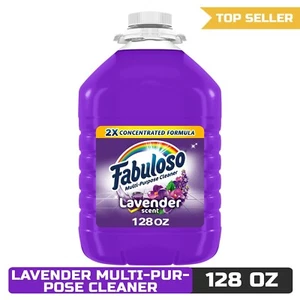 Fabuloso Multi-Purpose Cleaner, 2X Concentrated Formula, Lavender Scent, 128 oz