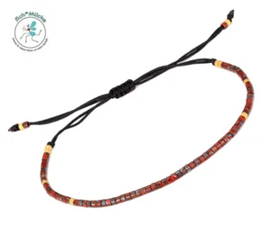 Armband Natursteine Jaspis Marmor Türkis Glücksbringer Geschenkidee Rarität - Bild 1 von 7