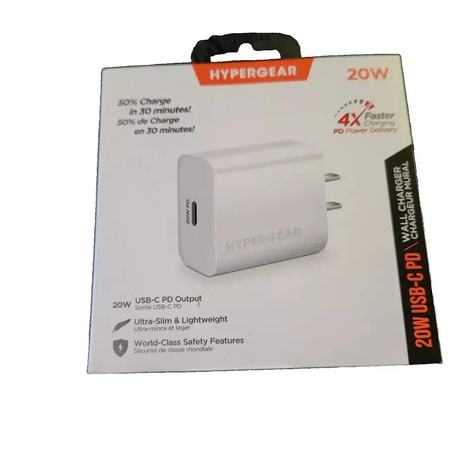HyperGear 20W USB-C Single Port Wall Charger - Image 1 of 2