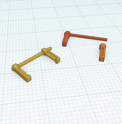 Cales de roues "type Marine " pour jets embarqués -1/48 (Rafale M) - Photo 1/4