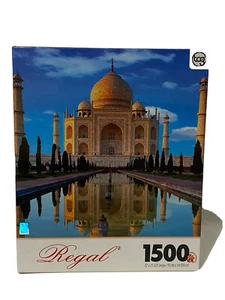 SureLox Regal - "TAJ MAHAL INDIA" - 1500 Pcs Puzzle - Complete - Picture 1 of 11
