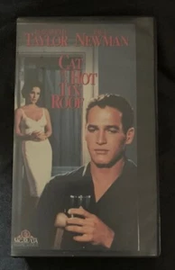 ELIZABETH TAYLOR PAUL NEWMAN CAT ON A HOT TIN ROOF PREVIOUSLY RENTED VHS TAPE - Picture 1 of 3