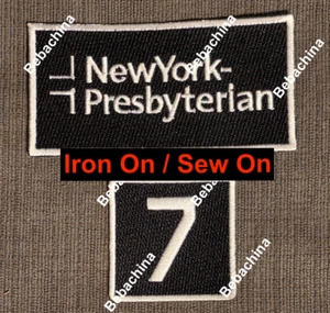 Ed Kranepool Patch Memorial #7 Patch New York Mets + Patch Pubblicità Presbiteriana Nera - Foto 1 di 3