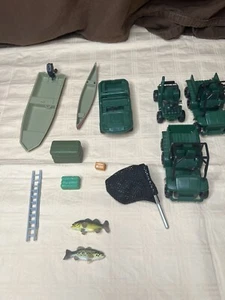 New Ray Wild Hunting Fishing Trucks Atv Boats Golf Carr Play Figure Toy Set - Picture 1 of 6