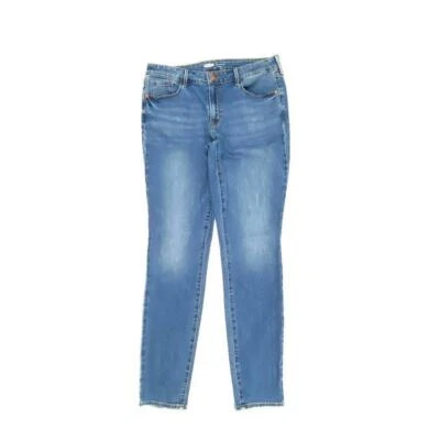 Old Navy Pop Icon Skinny Women's size 12 Long Medium Wash Blue Denim Jeans - Image 1 of 4