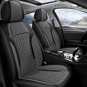 Deluxe Car 5-Seat Covers Cushion For HONDA HR-V 2016-2025 PU Leather Front&Rear - Picture 1 of 9