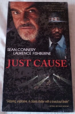 Just Cause Factory Sealed VHS With Warner Home Video Watermark 1995 Sean Connery - Image 1 of 4