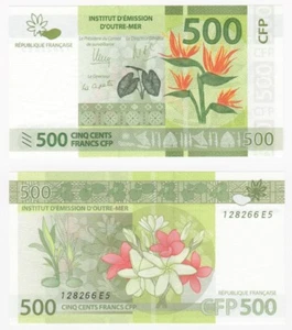 FRENCH PACIFIC TERRITORIES 500 Francs Banknote (2013) P.5 - UNC - Picture 1 of 1